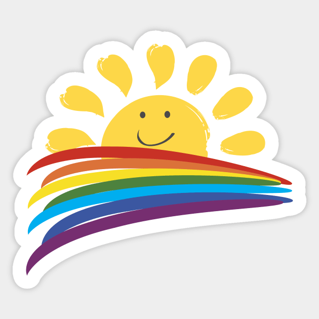 Happy sun Sticker by BattaAnastasia